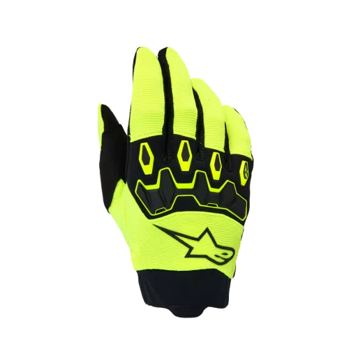 GUANTES ALPINESTARS YOUTH FULL BORE V2 NEGRO AMARILLO