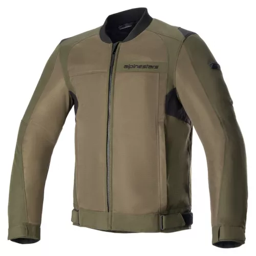 CHAQUETA ALPINESTARS VENTILADA VERDE MILITAR LUC V2