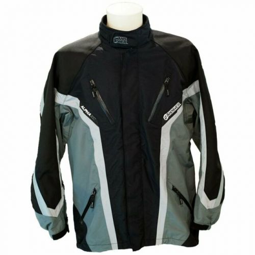 Chaqueta moto gris answer alpha xc