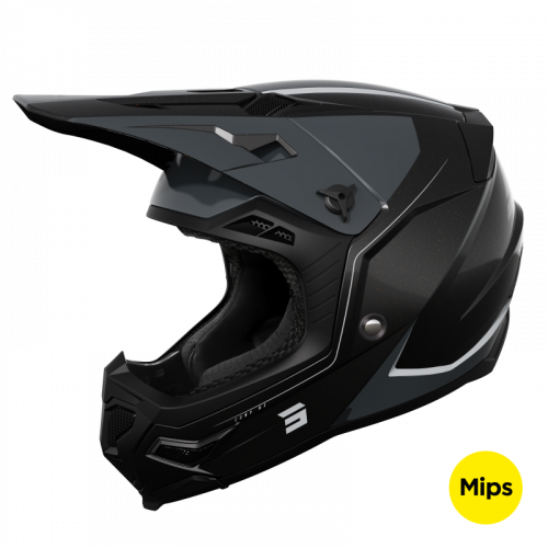 CASCO SHOT CORE FAST NEGRO PERLADO
