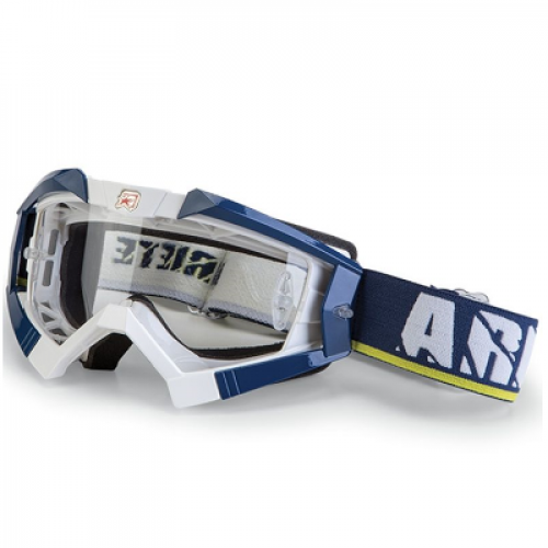 GAFAS ARIETE RIDING CROWS TOP AZUL-BLANCO LENTE TRANSPARENTE