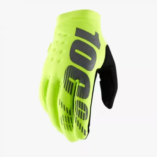 GUANTES 100% BRISKER JUNIOR AMARILLO