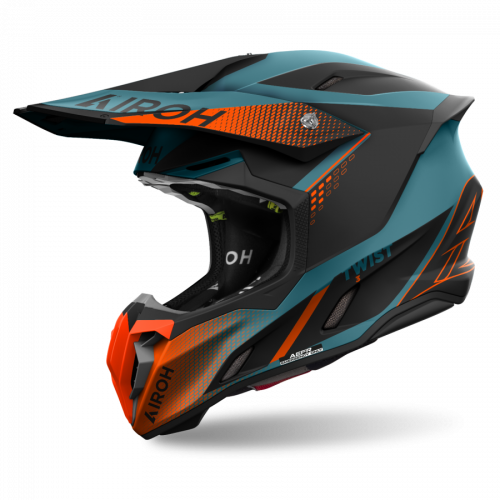 CASCO AIROH TWIST 3.0 SHARD NARANJA MATE