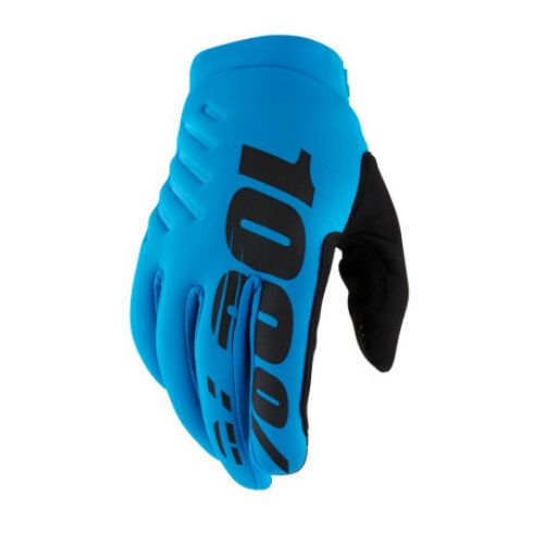 GUANTES 100% BRISKER TURQUESA