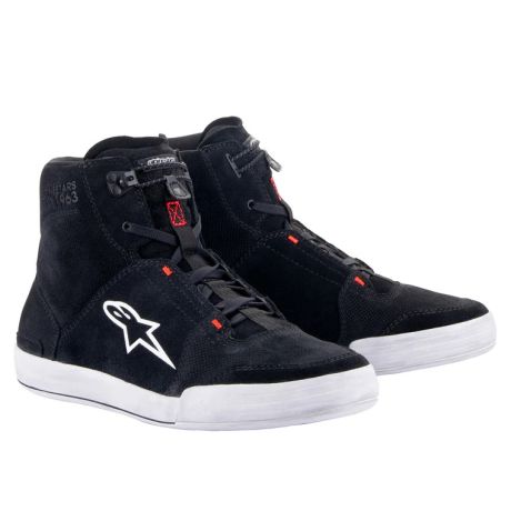 alpinestars chrome-shoe negro rojo