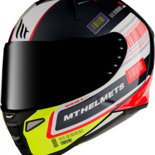 CASCO MT REVENGE 2 RS A1 NEGRO PERLA BRILLO
