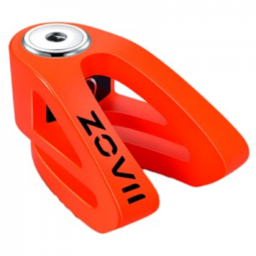 CANDADO DISCO ZOVII ZV6 NARANJA FLUOR