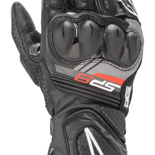 GUANTES ALPINESTARS SP-8 V3 NEGRO ROJO