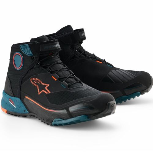 ZAPATOS ALPINESTARS CR-X DRYSTAR AZUL NARANJA