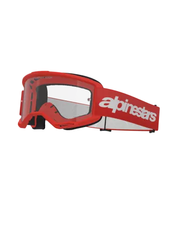 gafas alpinestarsf-Vision-3-Wordmark-Goggle-Red-Clear