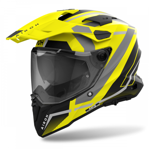 CASCO AIROH COMMANDER 2 MAVICK AMARILLO MATE