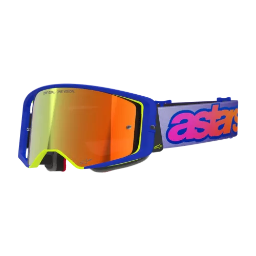 GAFAS ALPINESTARS SUPERTECH VISION AZUL AMARILLO
