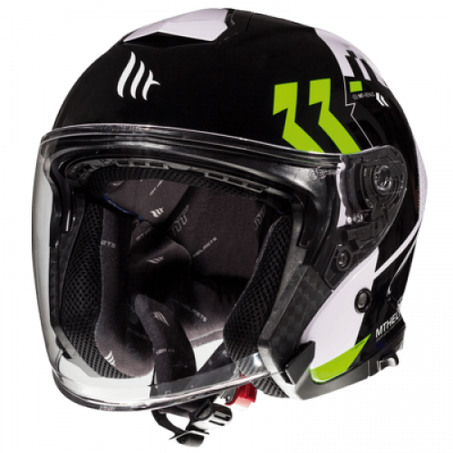 CASCO MT THUNDER 3 SV NEGRO/VERDE