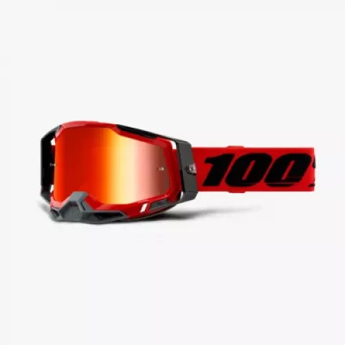 GAFAS 100% RACECRAFT 2 ROJO LENTE ESPEJO ROJO