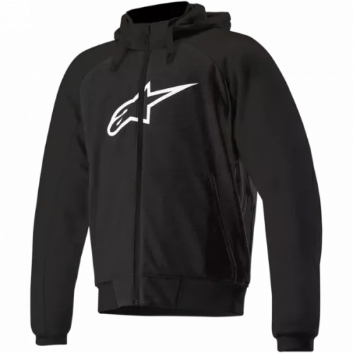 SUDADERA ALPINESTARS CHROME SPORT HOODIE NEGRA