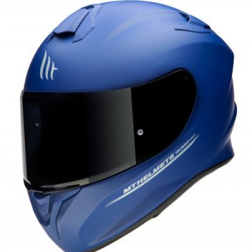 CASCO MT TARGO SOLID A7 AZUL MATE