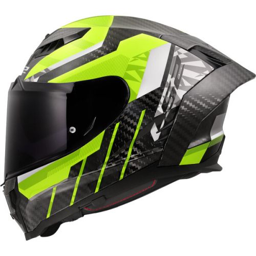CASCO LS2 FF807 DRAGON TRAX AMARILLO BRILLO