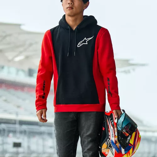 SUDADERA ALPINESTARS IGNITE NEGRO ROJO