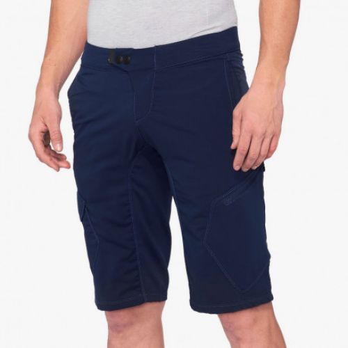 PANTALON CORTO MTB 100% RIDECAMP AZUL