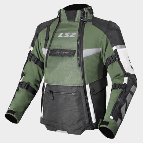 CHAQUETA LS2 X-MASTER VERDE NEGRO