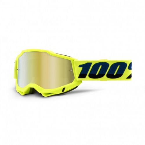 GAFAS 100% ACCURI 2 AMARILLO LENTE ESPEJO ORO