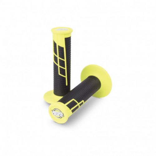 PUÑOS PROTAPER CERRADOS CLAMP ON HALF WAFFLE AMARILLO/NEGRO