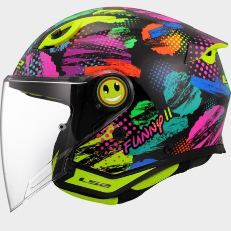 CASCO LS2 FUNNY II JOY NEGRO