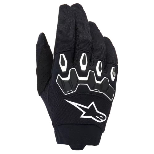 GUANTES ALPINESTARS FULL BORE V2 BLANCO NEGRO