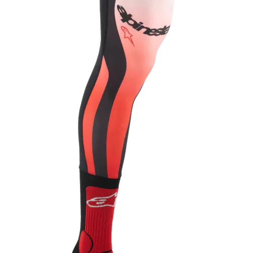 MEDIAS ALPINESTARS KNEE BRACE SOCKS NEGRO NARANJA