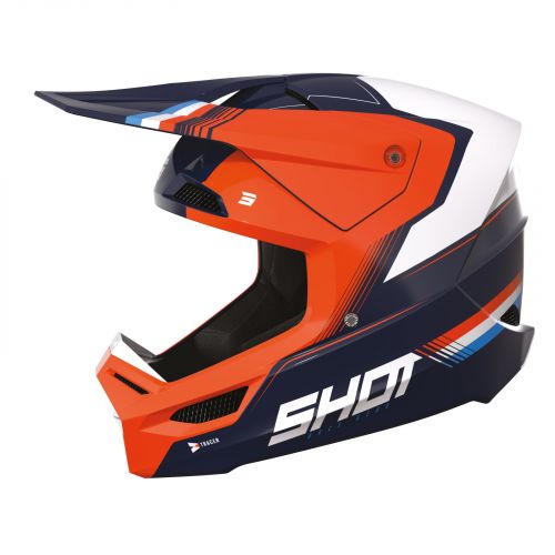 CASCO SHOT FURIUS KID TRACER NARANJA BRILLO