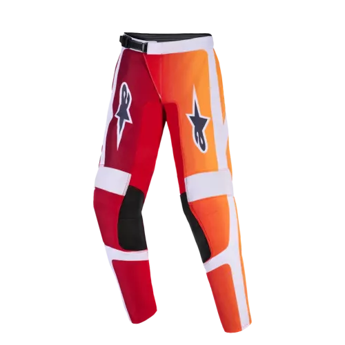 PANTALON ALPINESTARS YOUTH FLUID PORTL ROJO NARANJA