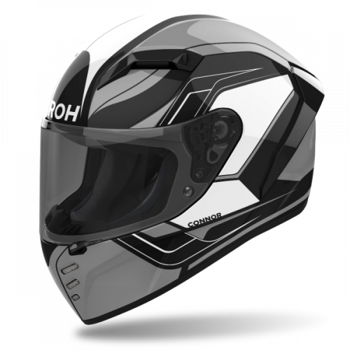 CASCO AIROH CONNOR DUNK NEGRO BRILLO