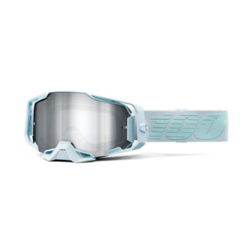 GAFAS 100% ARMEGA FARGO LENTE ESPEJO PLATA