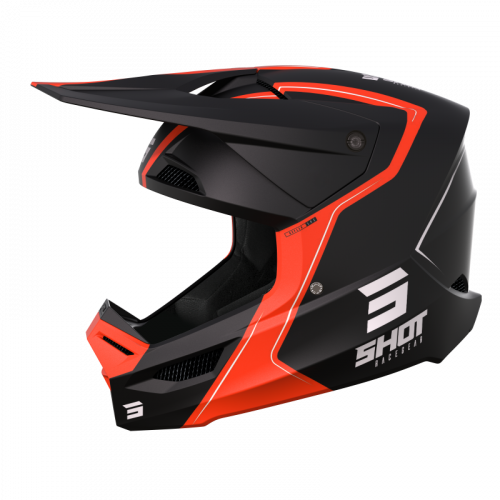 CASCO SHOT FURIUS REFLEX NARANJA MATE