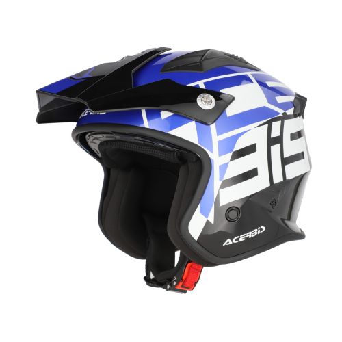 CASCO ACERBIS JET ARIA BLANCO AZUL 22.06