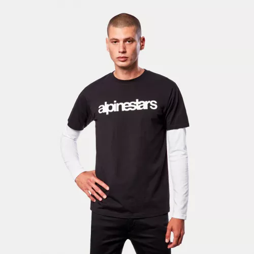 CAMISETA ALPINESTARS STACK LS KNIT NEGRA