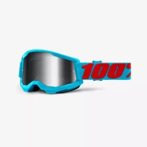 GAFAS 100% STRATA 2 SUMMIT LENTE ESPEJO PLATA