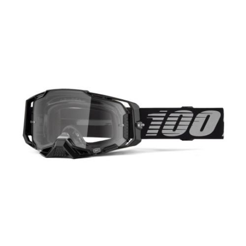GAFAS 100% ARMEGA NEGRA LENTE TRANSPARENTE