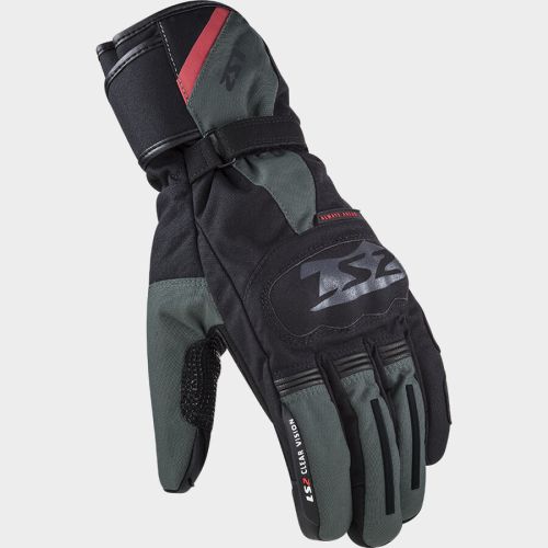 GUANTES LS2 SNOW NEGRO VERDE