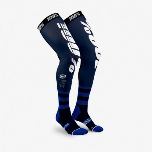 MEDIAS 100% MX REV KNEE BRACE AZUL MARINO