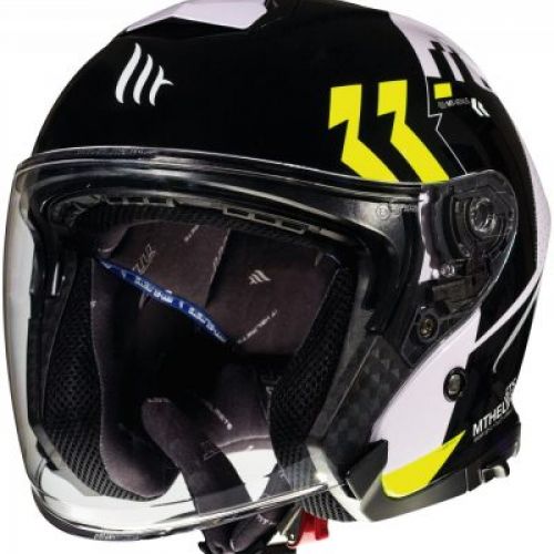 CASCO MT THUNDER 3 SV VENUS A3 AMARILLO/PERLA