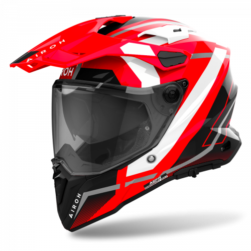 CASCO AIROH COMMANDER 2 MAVICK ROJO BRILLO