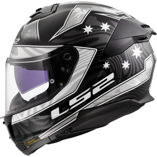 CASCO LS2 FF808 STREAM II GALDAM NEGRO BLANCO