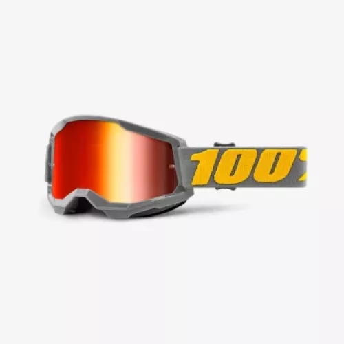 GAFAS 100% STRATA 2 IZIPIZI LENTE ESPEJO ROJO