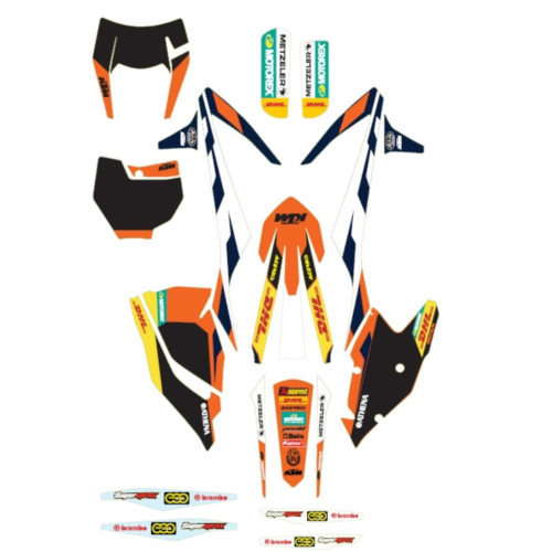 KIT PEGATINAS KTM FACTORY 79508990000