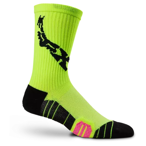 CALCETINES FOX 8″ RANGER CUSHION AMARILLO FLUOR