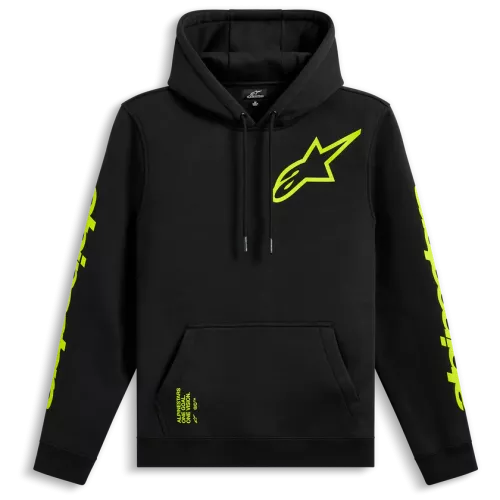 SUDADERA ALPINESTARS TRIPLE NEGRO FLUOR