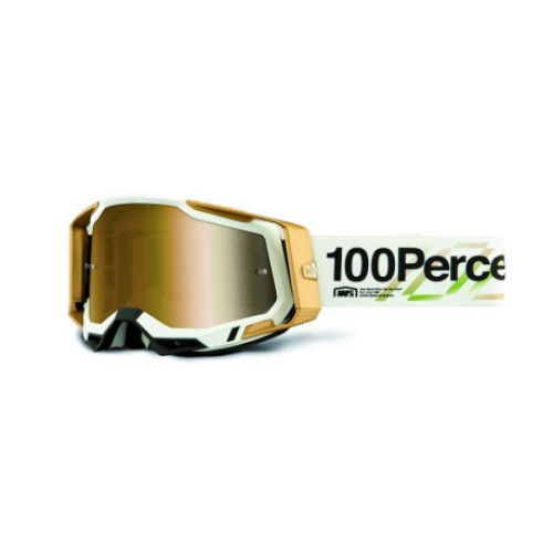 GAFAS 100% RACECRAFT 2 SUCCESSION LENTE ESPEJO ORO