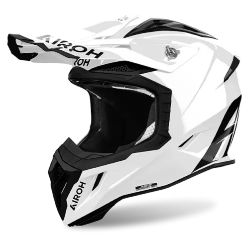 CASCO AIROH AVIATOR ACE 2 BLANCO BRILLO