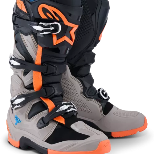 BOTAS ALPINESTARS TECH 7 ENDURO GRIS NARANJA